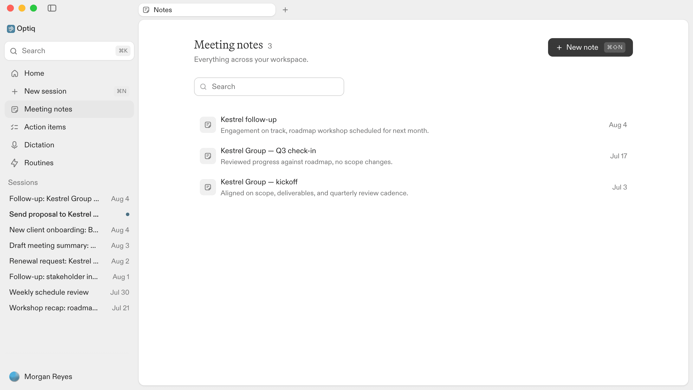 Meeting notes without a bot on the call